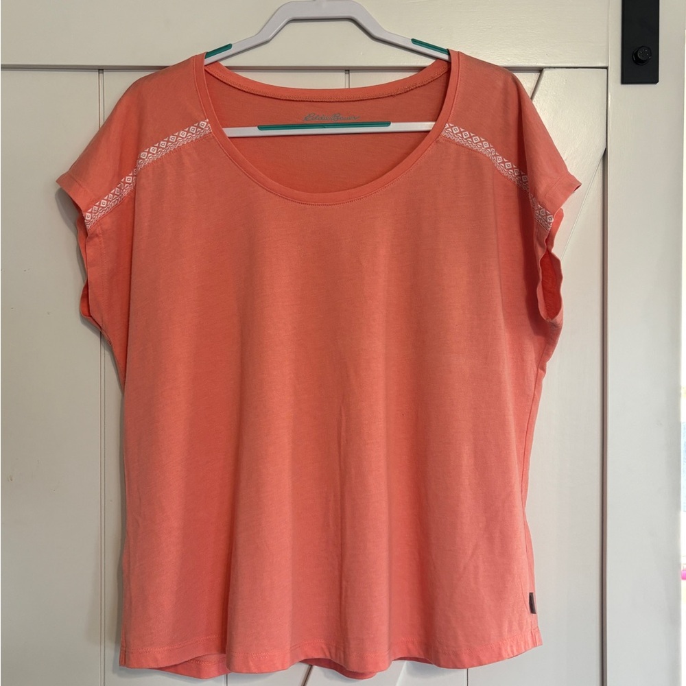 Eddie Bauer Coral Short Sleeve Tee